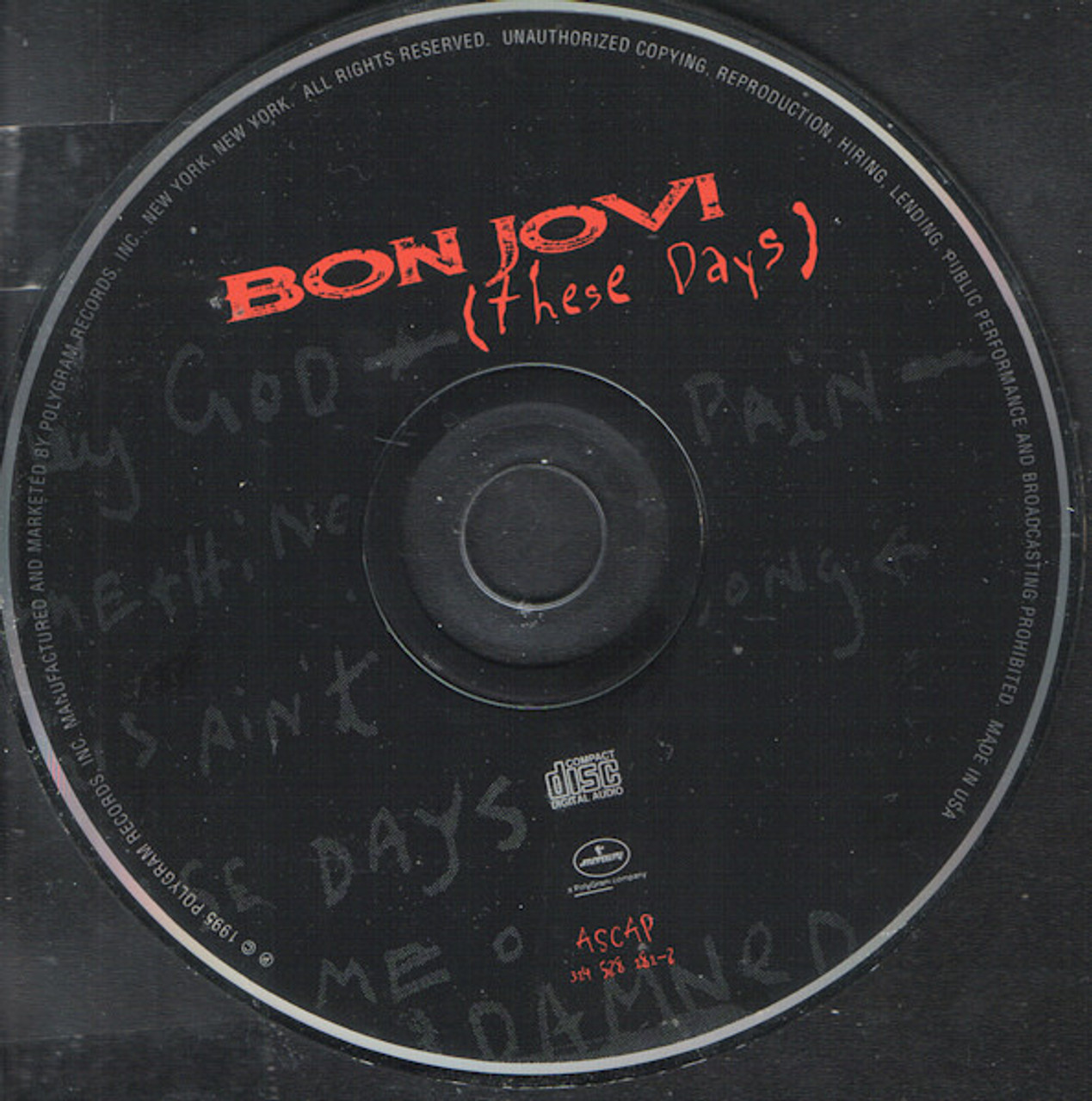 Bon Jovi - These Days (CD, Album)_3275859829 - BullTrax Records