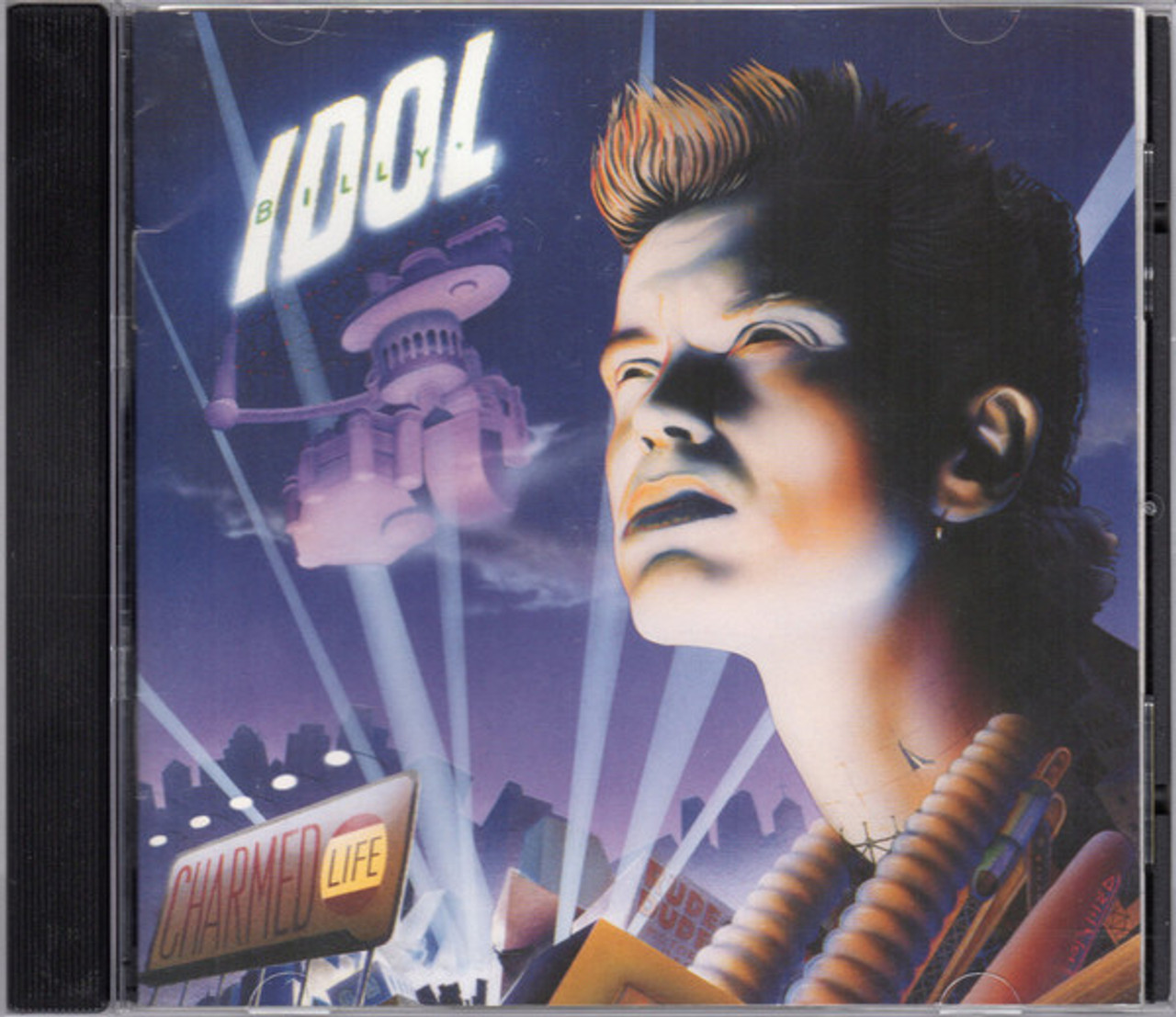洋楽 Billy Idol LP Charmed Life Billy Idol - Charmed Life (CD, Album) - BullTrax Records
