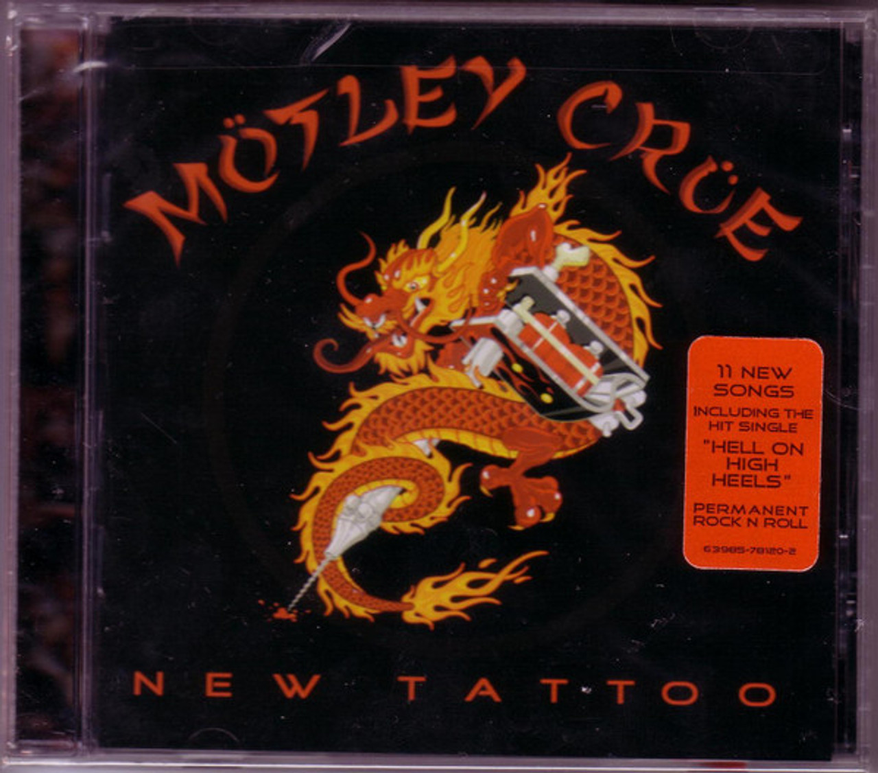 MÖTLEY CRÜE NEW TATTOO ポスター Motley Crue New Tattoo Promo Poster 2000 Vince Neil Randy