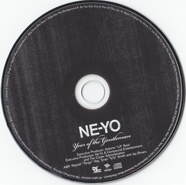 Ne-Yo - Year Of The Gentleman (CD, Album) - BullTrax Records