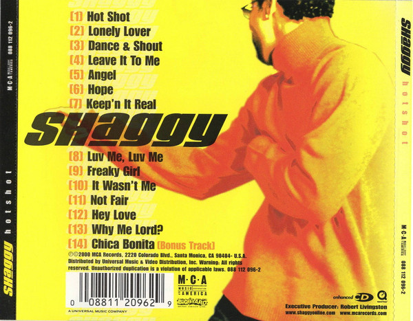 Shaggy - Hot Shot (CD, Album, Enh)_3314908287 - BullTrax Records