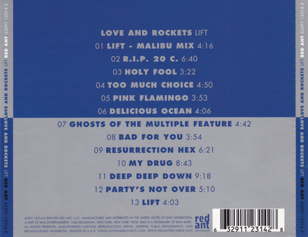 LOVE AND ROCKETS　 LIFT Love And Rockets - Lift (CD, Album) - BullTrax Records