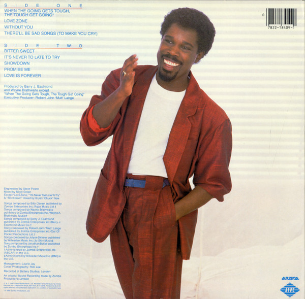 Billy Ocean - Love Zone (LP, Album)_3400072941 - BullTrax Records