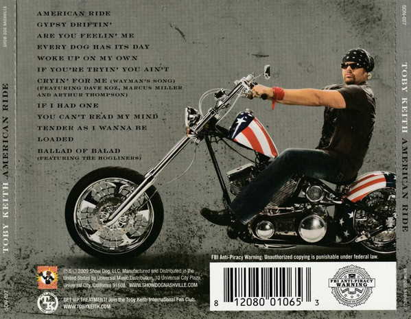Toby Keith - American Ride (CD, Album) - BullTrax Records