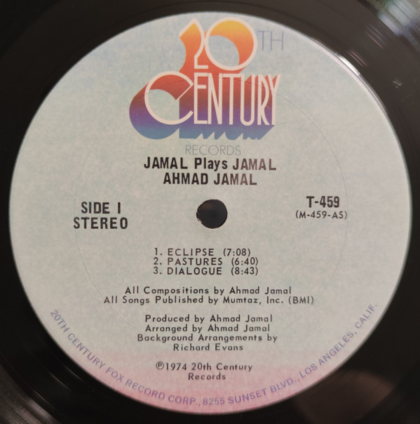 Ahmad Jamal - Jamal Plays Jamal (LP, Album, San) - BullTrax Records