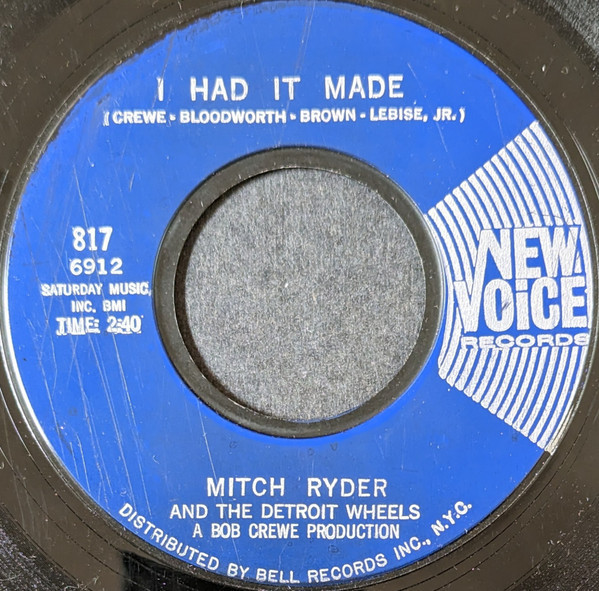 devil in a blue dress mitch ryder Mitch Ryder 45rpm: Devil With A Blue Dress, 1966 NM