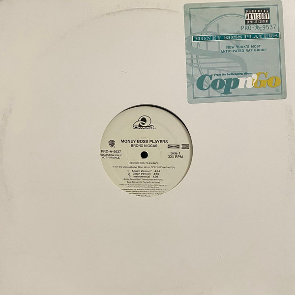Money Boss Players 12” Area Code 212 “ Factory Sealed “