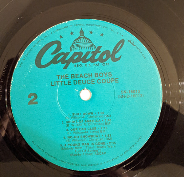 The Beach Boys - Little Deuce Coupe (LP, Album, RE, Jac