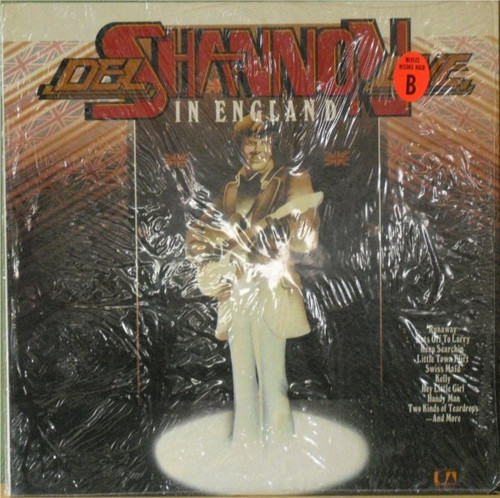 Del Shannon - Live In England (LP, Album)