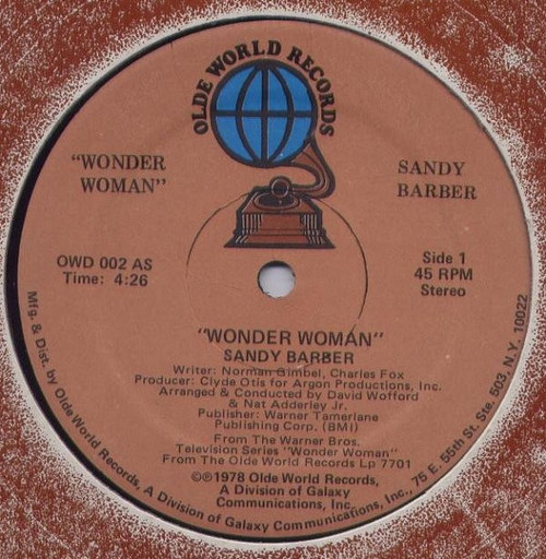 Sandy Barber - Wonder Woman (12")