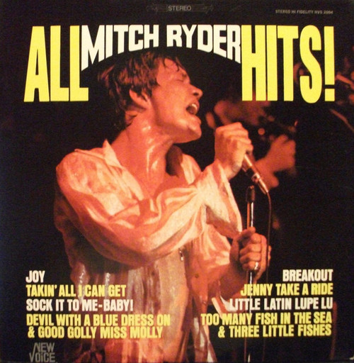 Mitch Ryder - All Mitch Ryder Hits! (LP, Comp)