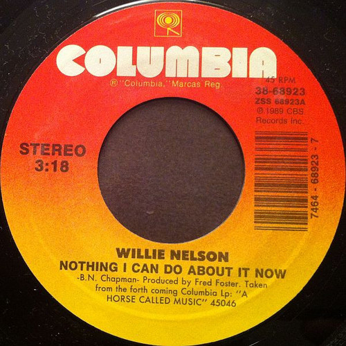 Willie Nelson - Nothing I Can Do About It Now / If I Were A Painting (7", Styrene, Car)