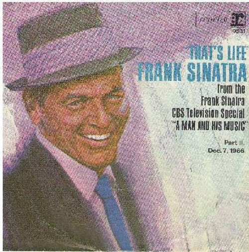 Frank Sinatra - That's Life / The September Of My Years (7", Single, Styrene, Pit)