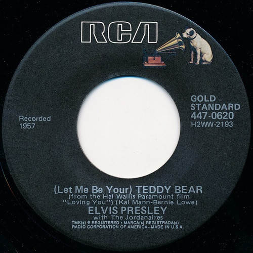 Elvis Presley With The Jordanaires - (Let Me Be Your) Teddy Bear / Loving You - RCA - 447-0620 - 7", Single, RE 596270790