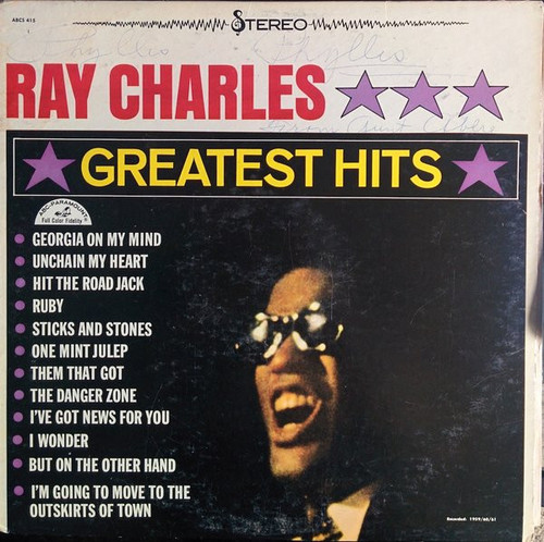 Ray Charles - Greatest Hits - ABC-Paramount, ABC-Paramount - ABCS-415, ABCS 415 - LP, Comp, Pit 602479693