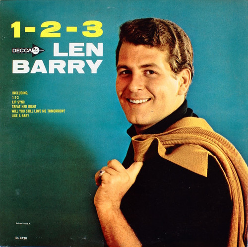 Len Barry - 1-2-3 (LP, Album, Mono, Glo)
