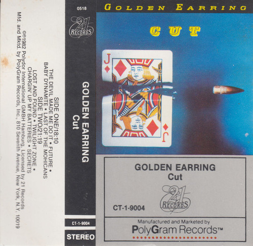 Golden Earring - Cut (Cass, Album)
