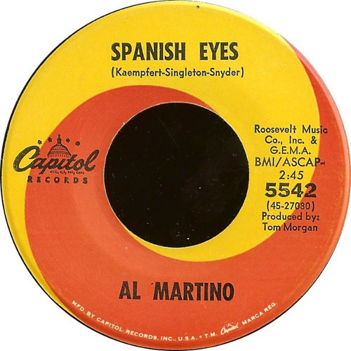 Al Martino - Spanish Eyes (7", Single, Scr)