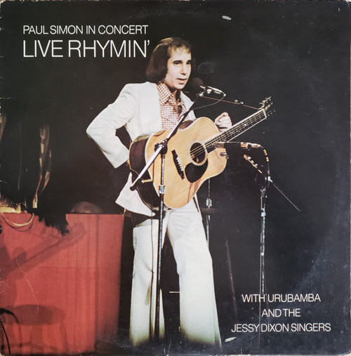 Paul Simon With Urubamba And The Jessy Dixon Singers - Paul Simon In Concert Live Rhymin' - Columbia - PC 32855 - LP, Album, Ter 636671710