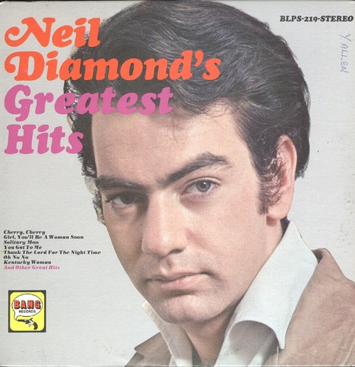 Neil Diamond - Neil Diamond's Greatest Hits - Bang Records - BLPS-219 - LP, Comp 649119471