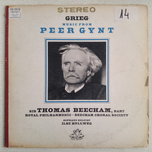 Sir Thomas Beecham, The Royal Philharmonic Orchestra, The Beecham Choral Society - Grieg - Music From Peer Gynt (LP)