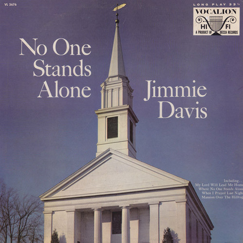 Jimmie Davis - No One Stands Alone (LP, Album)