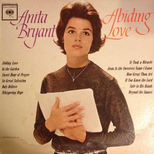 Anita Bryant - Abiding Love (LP, Album, Mono)