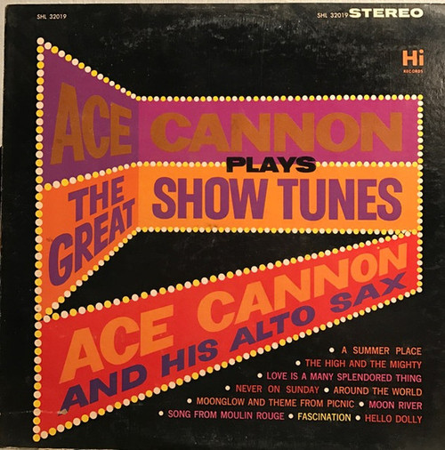 Ace Cannon - Ace Cannon Plays The Great Show Tunes (LP, Album)