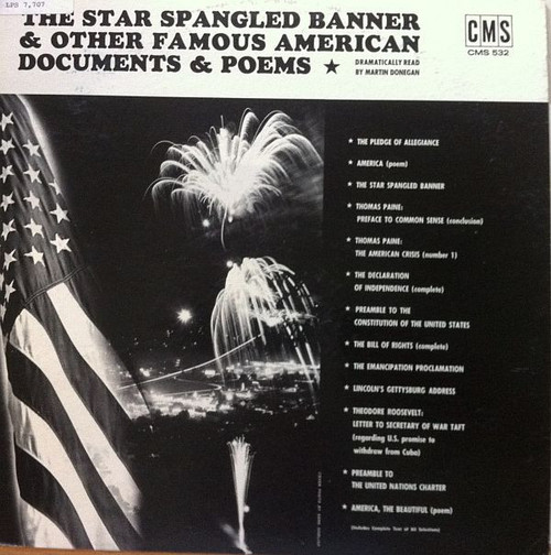 Martin Donegan - The Star Spangled Banner & Other Famous American Documents And Poems (LP)