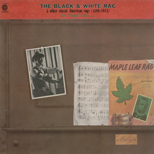 Joe "Fingers" Carr - The Black and White Rag & Other Classic American Rags (1899-1918) (LP, Comp)