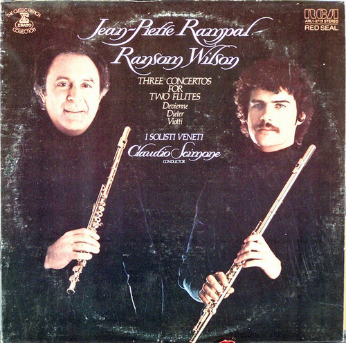Jean-Pierre Rampal, Ransom Wilson, I Solisti Veneti, Claudio Scimone - Three Concertos For Two Flutes (LP, Album)