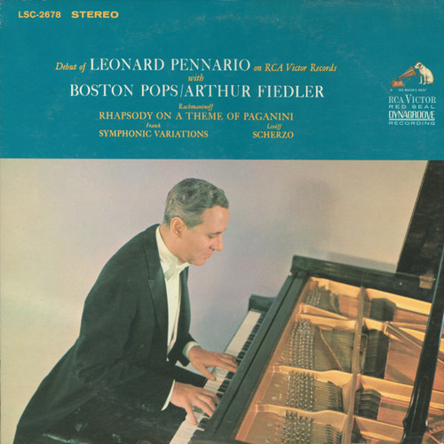 Leonard Pennario With Boston Pops* / Arthur Fiedler - Debut Of Leonard Pennario On RCA Victor Records With Boston Pops/Arthur Fiedler (LP, Album, RP)