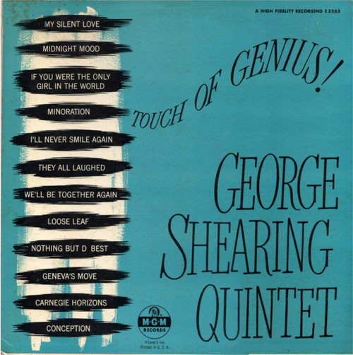 The George Shearing Quintet - Touch Of Genius! (LP, Album)