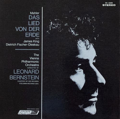 Mahler* With James King (3), Dietrich Fischer-Dieskau, The Vienna Philharmonic Orchestra* Conducted By Leonard Bernstein - Das Lied Von Der Erde (LP, Album, Gat)