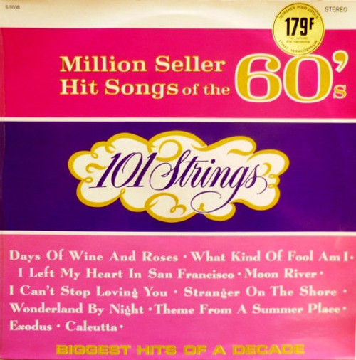 101 Strings - Million Seller Hit Songs Of The 60's (LP, Album)