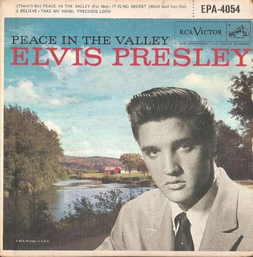 Elvis Presley - Peace In The Valley (7", EP)