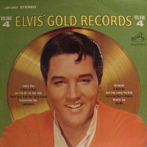 Elvis Presley - Elvis' Gold Records - Volume 4 (LP, Comp, Ind)