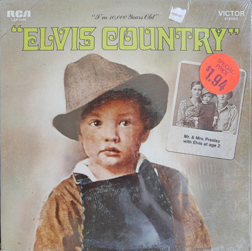 Elvis Presley - Elvis Country (I'm 10,000 Years Old) (LP, Album, Ind)