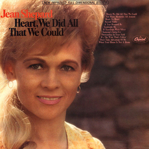 Jean Shepard - Heart, We Did All That We Could - Capitol Records - ST 2690 - LP 690871479