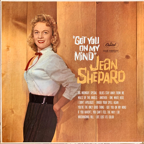 Jean Shepard - Got You On My Mind (LP, Album, Mono)