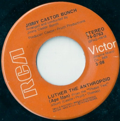The Jimmy Castor Bunch - Luther The Anthropoid (Ape Man) (7")