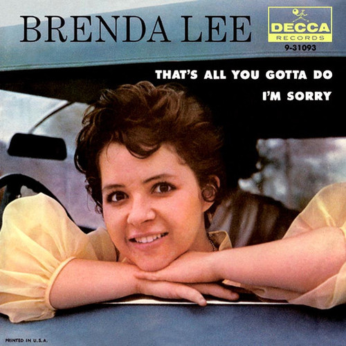 Brenda Lee - I'm Sorry (7", Single, Glo)