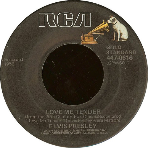 Elvis Presley - Love Me Tender / Anyway You Want Me (7", RE)