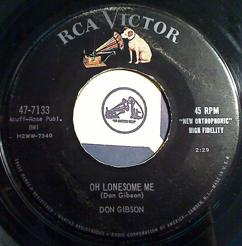 Don Gibson - Oh Lonesome Me (7", Single, Ind)