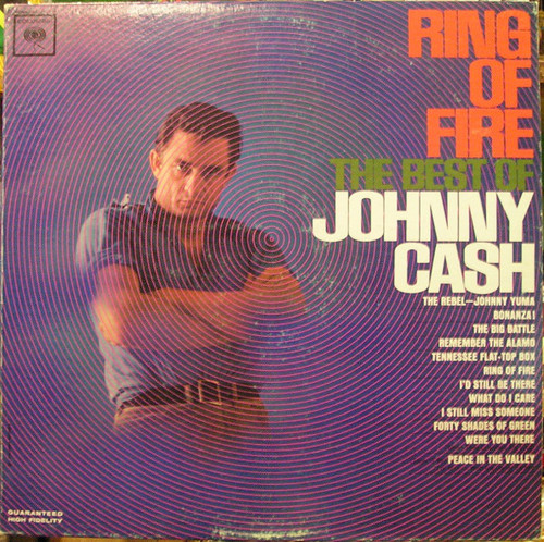 Johnny Cash - Ring Of Fire  (The Best Of Johnny Cash) (LP, Comp, Mono, Hol)