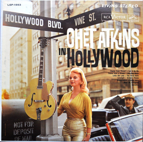 Chet Atkins - Chet Atkins In Hollywood (LP, Album, RE, Ind)