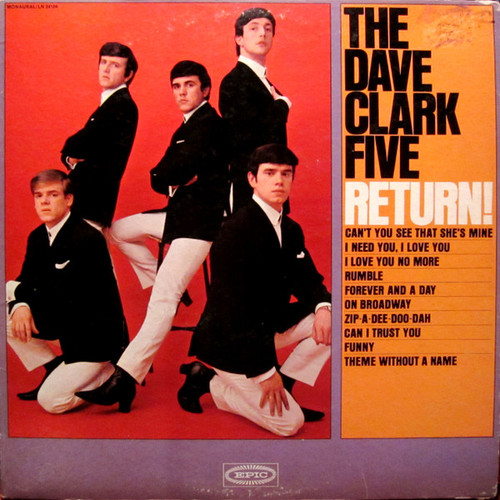The Dave Clark Five - The Dave Clark Five Return! (LP, Album, Mono, Pit)