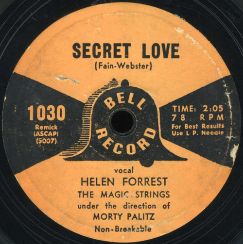 Helen Forrest / Charlie De Forest - Secret Love / Young At Heart (7", Single, Styrene)