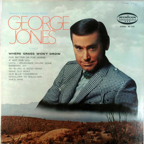 George Jones (2) - Where Grass Won't Grow (LP, Album)