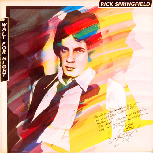 Rick Springfield - Wait For Night (LP, Album, RE)